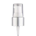 20/410 Brushed Silver/White Smooth Treatment Pump - 4" Dip Tube & 130mcl Output