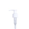 24/410 White Ribbed Lock-up Lotion Pump with 8-3/4" Dip Tube