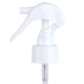 24/410 White Polypropylene Mini Trigger Sprayer with Lock Button & 6-3/4" PE Dip Tube (Bottle Sold Separately)