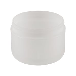 8 oz. Natural Polypropylene Dome Double-Wall Round Jar with 89mm Neck (Cap Sold Separately)