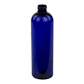 12 oz. Cobalt Blue PET Cosmo Round Bottle with 24/410 Neck (Cap Sold Separately)