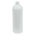 16 oz. White PET Cosmo Round Bottle with 24/410 Neck (Cap Sold Separately)