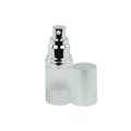 15mL Frosted/Brushed Aluminum Airless Bottle with Pump