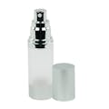 30mL Frosted/Brushed Aluminum Airless Bottle with Pump