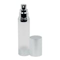 50mL Frosted/Brushed Aluminum Airless Bottle with Pump