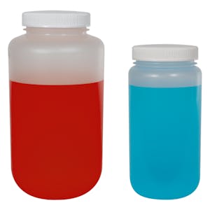 Thermo Scientific™ Nalgene™ Large Wide Mouth Polypropylene Bottles with Caps