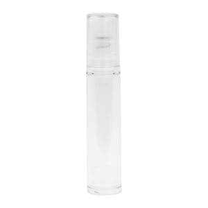 10mL Clear Mini Airless Treatment Bottle with Pump & Cap