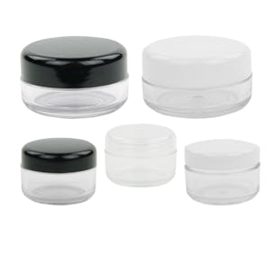 Acrylic San (AS) Jars with Lids