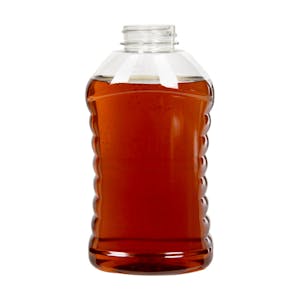 PET Ribbed Hourglass Bottle