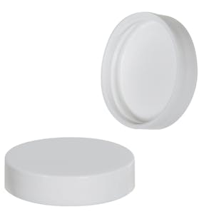 6oz Clear Straight Sided Jars, 63-400 Polypropylene Cap & PTFE Disc, case/24