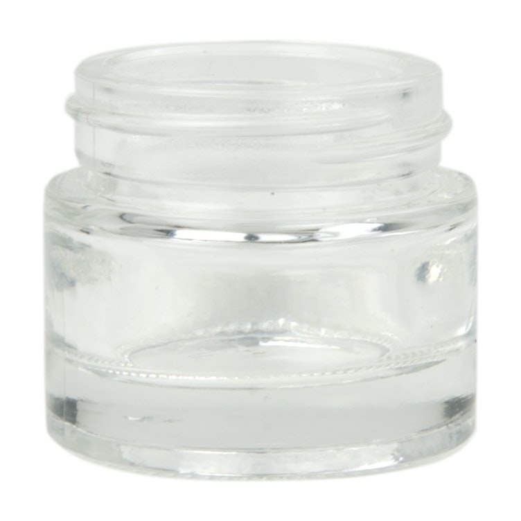 Clear Plastic Low Profile Jar with Natural Clear Flip Top Cap ( 12 Pack), Size: 4 oz