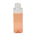 2 oz. Clear PET Square Bottle with 20/410 Neck (Caps Sold Separately)