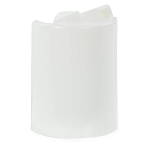 24/415 White Polypropylene Disc-Top Dispensing Cap with 0.310" Orifice