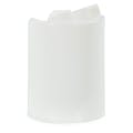 24/415 White Polypropylene Dispensing Disc-Top Cap with 0.310" Orifice