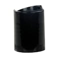 24/415 Black Polypropylene Dispensing Disc-Top Cap with 0.310" Orifice