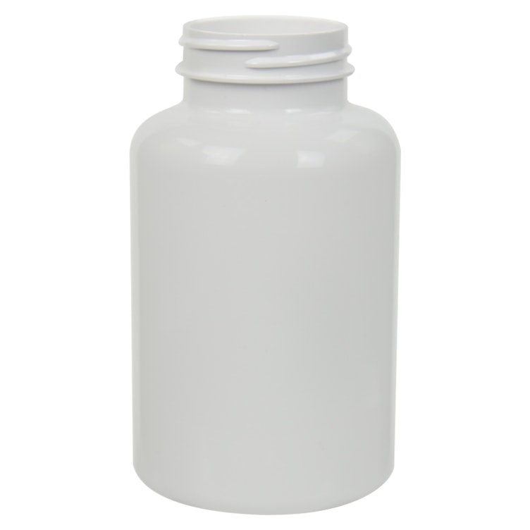 300cc White PET Packer Bottle with 45/400 Neck (Cap Sold Separately)