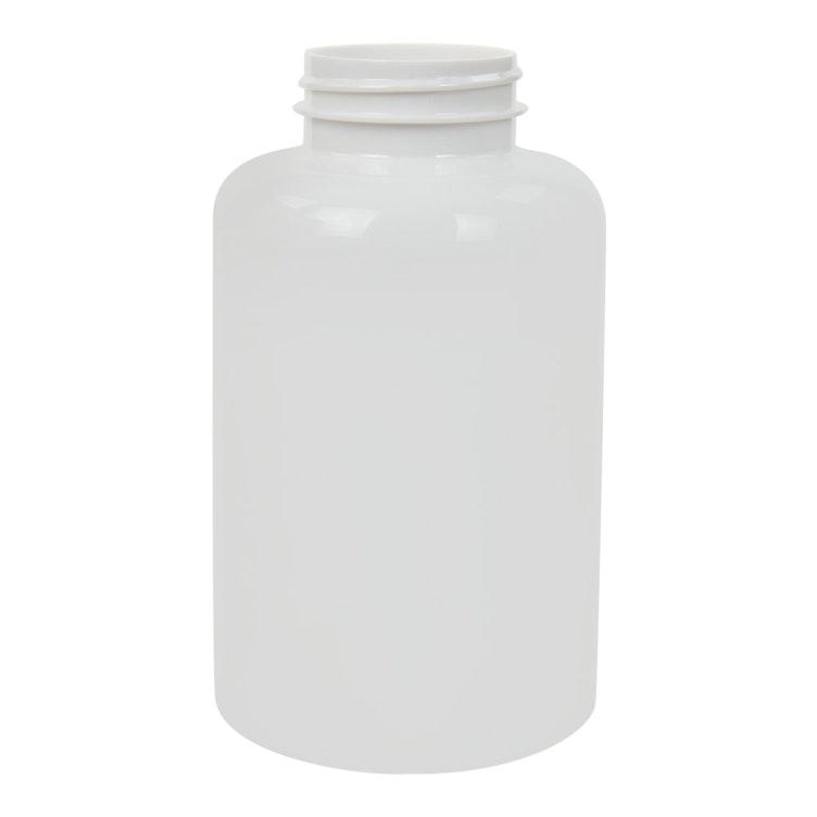 500cc White PET Packer Bottle with 45/400 Neck (Cap Sold Separately)