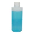2 oz. Natural HDPE Cylindrical Sample Bottle with 20/410 Neck (Cap Sold Separately)
