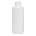 2 oz. White HDPE Cylindrical Sample Bottle with 20/410 Neck (Cap Sold Separately)