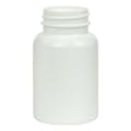 120cc/4 oz. White HDPE Pharma Packer Bottle with 38/400 Neck (Cap Sold Separately)