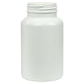 225cc/7.6 oz. White HDPE Pharma Packer Bottle with 45/400 Neck (Cap Sold Separately)