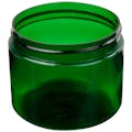 6 oz. Dark Green PET Straight-Sided Round Jar with 70/400 Neck (Cap Sold Separately)