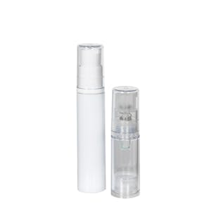 Mini Airless Treatment Bottles with Pumps & Caps