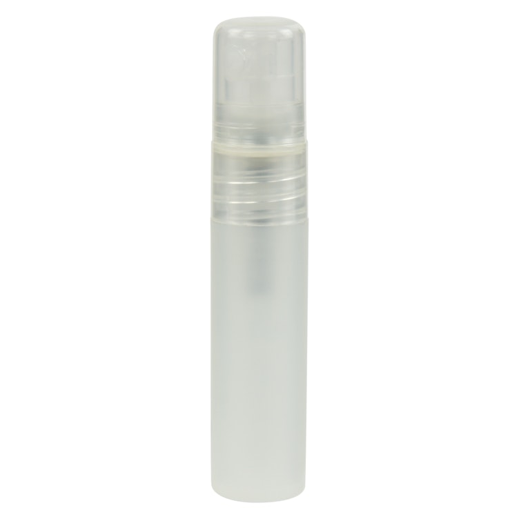 4.5mL Clear Mini Airless Treatment Bottle with Pump & Cap
