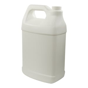1 Gallon (128 oz.) Natural HDPE Plastic Dairy Milk Jug, 38mm 38-400