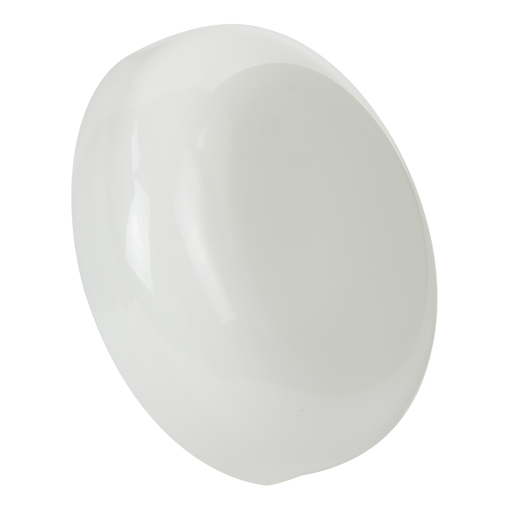 53/400 White Polypropylene Dome Cap | U.S. Plastic Corp.