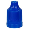 13/415 Blue LDPE CRC/TE Cap for 10mL & Larger E-Liquid Bottles