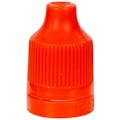 13/415 Orange LDPE CRC/TE Cap for 10mL & Larger E-Liquid Bottles