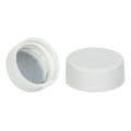 28/400 White Cap with Foil Induction Seal