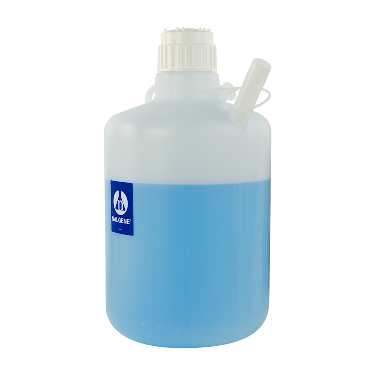 5-1/2 Gallon/20 Liter Nalgene™ LDPE Safety Dispensing Jug with Closure