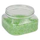 6 oz. Clear PET Firenze Square Jar with 70/400 Neck (Cap Sold Separately)