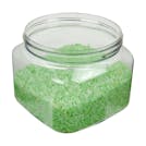 16 oz. Clear PET Firenze Square Jar with 89/400 Neck (Cap Sold Separately)