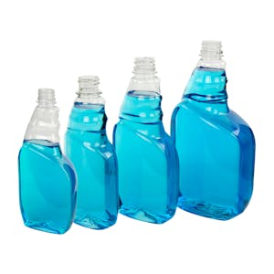 PET Tremont Spray Bottles with Ratchet Necks