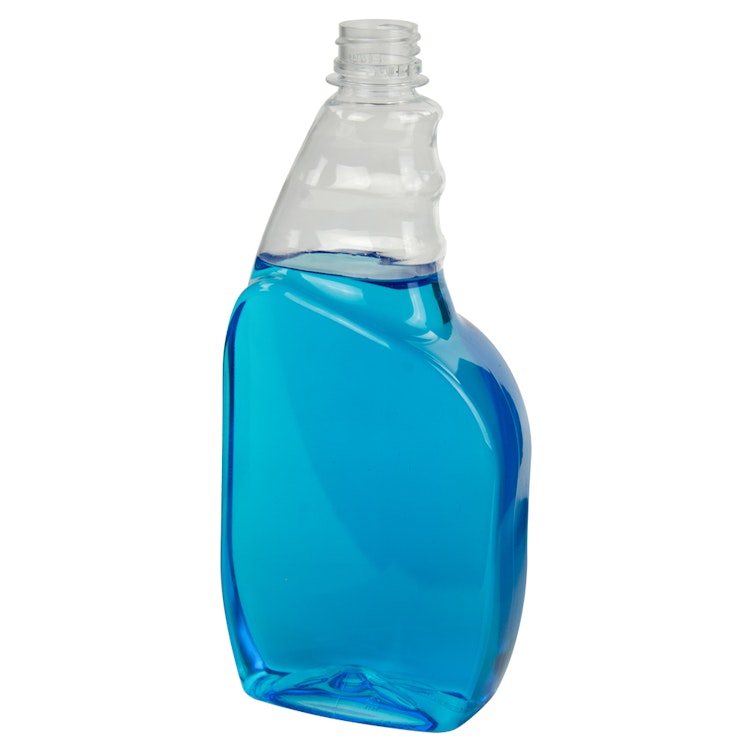 23 oz. PET Tremont Spray Bottle with 28/400 Ratchet Neck (Sprayer Sold Separately)