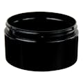 4 oz. Black PET Straight-Sided Round Jar with 70/400 Neck (Cap Sold Separately)