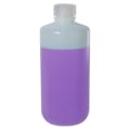 16 oz./500mL Natural HDPE Nalgene™ Low-Particulate Narrow Mouth Bottle with 28mm Cap