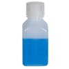 8 oz./250mL Nalgene™ Narrow Mouth Polyethylene Square Bottle with 38/430 Cap