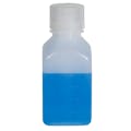 8 oz./250mL Nalgene™ Narrow Mouth Polyethylene Square Bottle with 38/430 Cap