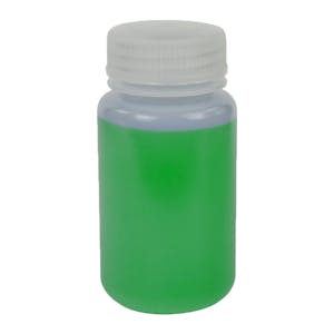 125mL HDPE Wide Mouth Pre-Cleaned & Certified Smart Containers with Caps - Case of 40