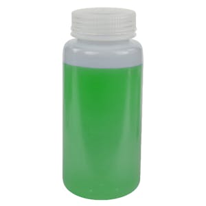 500mL HDPE Wide Mouth Pre-Cleaned & Certified Smart Containers with Caps - Case of 48