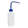 250mL Scienceware® Narrow Mouth Wash Bottle with Blue Dispensing Nozzle