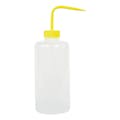1000mL Scienceware® Narrow Mouth Wash Bottle with Yellow Dispensing Nozzle