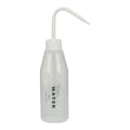 250mL Water Labeled Sloping Shoulder Wash Bottle with White Dispensing Nozzle