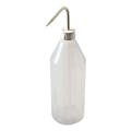1000mL Azlon® Sloping Shoulder Wash Bottle with White Dispensing Nozzle