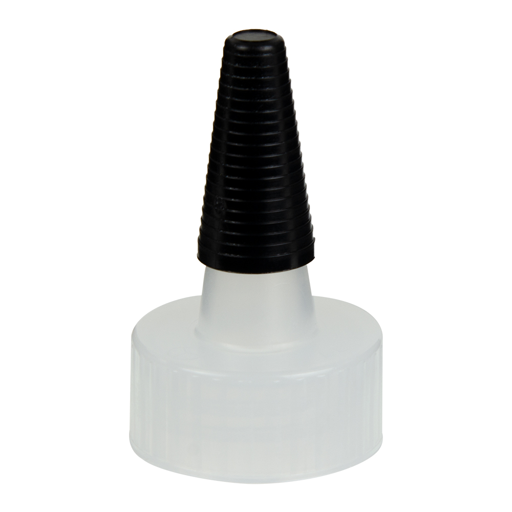 Natural Yorker Spout Dispensing Caps with Long Black Tips | U.S.