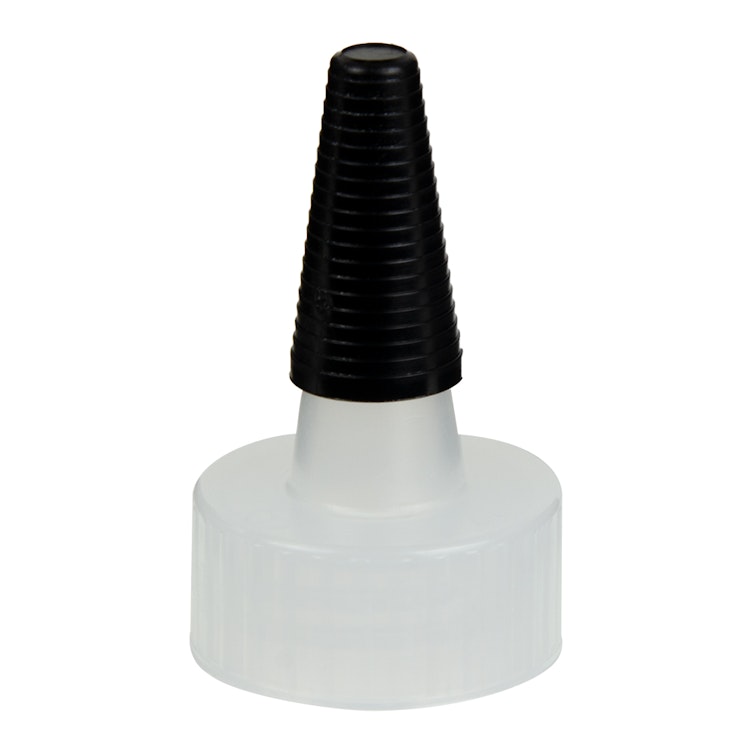 Natural Yorker Spout Caps with Long Black Tips